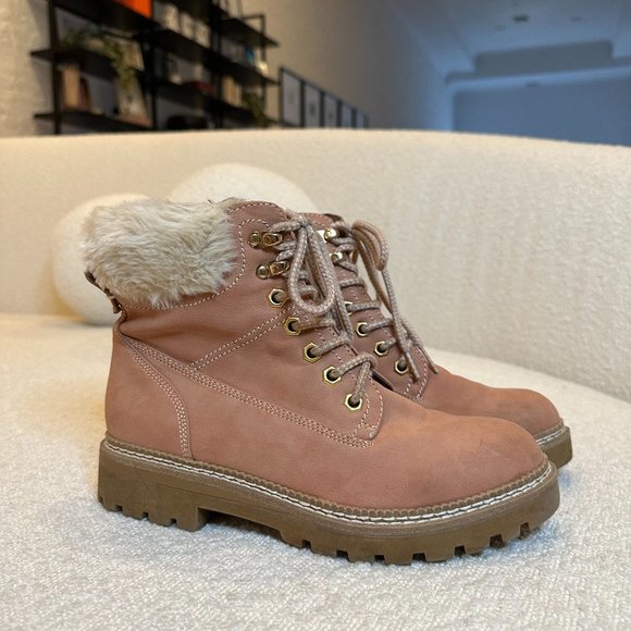 Steve Madden Alaska Lace-Up Bootie Boots - Size 8 - Style ALAS01S1 - Picture 2 of 15